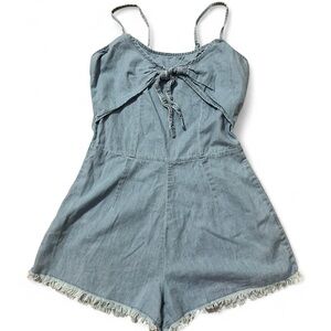 Stylish Denim Romper
